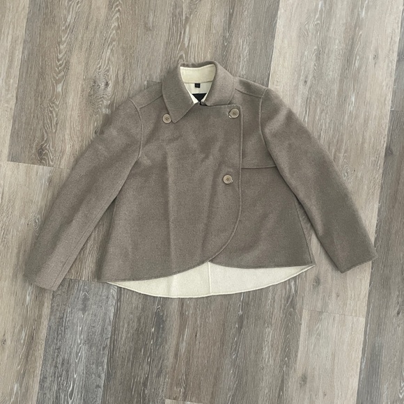 Tan Cashmere and Wool Blend Jacket - Picture 2 of 6